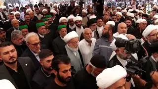 تشييع  العلوية الجليلة عقيلة سماحة المرجع الديني الاعلى السيد علي الحسيني السيستاني (دام ظله)