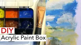 DIY Portable Paint Box For Acrylics | Including Field Test and Review