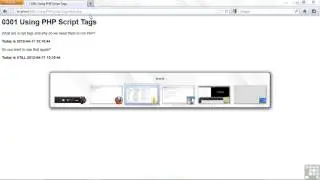 How to use PHP Script Tags