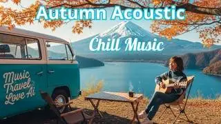 Golden Autumn Chill Music with Gentle Acoustic Sounds