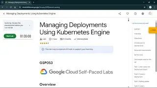 Managing Deployments Using Kubernetes Engine | #qwiklabs | #GSP053 #CLI