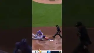 A walk-off play at the plate #mlb #baseball #highlights #topplays #brewers #mets #sports