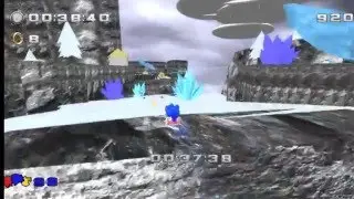 sonic world R7 snow slopes WIP