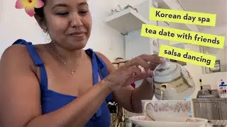 Vlogmas 2025  |  Day 12 | Korean day spa, tea party friend date, salsa performance & dancing