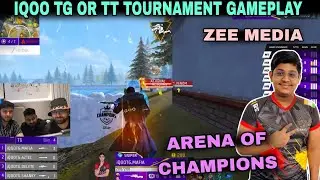 Fozybhai Rocky Bhai Shivam Bhai Ek Sath Stream | IQOO TG ESPORTS OR TT TOURNAMENT GAMEPLAY|ZEE MEDIA