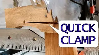 DIY Hold Down Clamp Plans (for mitre saw or workbench)