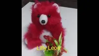 4 teddies fur cloth knot + book