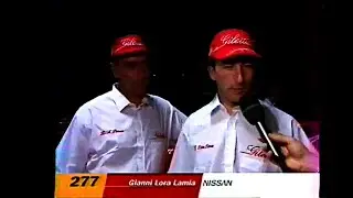 Paris-Dakar-Cairo 2000 Gianni Lora Lamia Interview France 2/3 Bivouac  Broadcast with Gerard Holtz