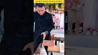 amazing brick breaking challenge| #shorts #art