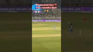 Harmanpreet Kaur hits a FOUR | MI vs GG WPL 2025 Highlights |  #viralshorts