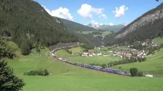Brennerbahn und KBS 950: Der Bahnverkehr vom 22-24.Juli 2013