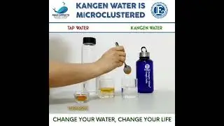 KANGEN WATER IS MICROCLUSTERED !!
