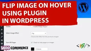 How to Flip Product Images on Hover using Plugin in WooCommerce | Change Image on Hover