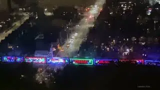 CPKC Holiday Train View From Mountain Brow Hamilton #christmas #train 