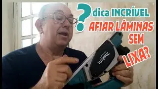 COMO AMOLAR LÂMINA DA PLAINA MAKITA, COM PEDRA DE AFIAR ⚒️ #ferramentas #casa #reforma #dicas
