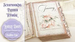 DIY Vintage Planner Tutorial | How to Make a Beautiful Keepsake Undated Planner