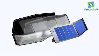 Mpow 30 LED Motion Sensor Solar Light. Brampton Solar Products.