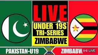 PAKISTAN vs ZIMBABWE LIVE | PAK-U19 vs ZIM-U19 - CRICKEX  & PakistanU19Tour Zimbabwe Youth  2025-26