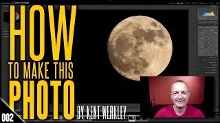 Photograph Full Moon &ndash; How To Make This Photo: 002 &ndash; by Kent Weakley
