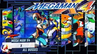 Mega Man X4: X | All Bosses