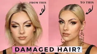How I'm Styling My Damaged Short Hair