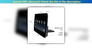 Review Car TV Rear Seat Entertainment For Mercedes Benz C E G S V Class Android Headrest Monitor Pl