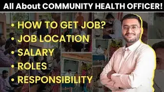 CHO🔥All About Community Health Officers | Salary | Roles & Responsibilities of CHO #cho #bscnursing