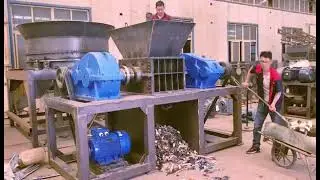 Introduction of Double Screw Shredder Machine