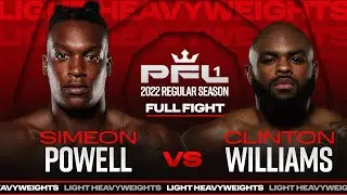 Simeon Powell vs Clinton Willams | PFL 1, 2022