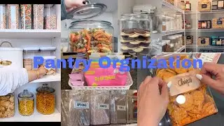 Pantry Organizing & Restocking TikTok Compilation🥀🤩💫 | TikTok Only