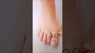 Elegant Wrist Henna Tattoo | Easy & Aesthetic Mehndi Design Tutorial #henna #song #shorts #trending