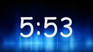 5:53 Minutes Timer / Countdown from 5min 53sec