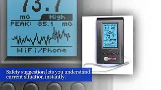 Advanced GQ EMF-390 Multi-Field Electromagnetic Radiation 3-in-1 EMF ELF Meter RF