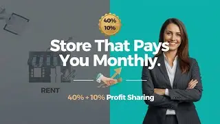 40% + 10% Profit Sharing: Partner With a Store That Pays You Monthly