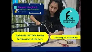 Buildskill BIT060 Trolley for Inverter & Battery | Unboxing & Installation | #Buildskill #DIY