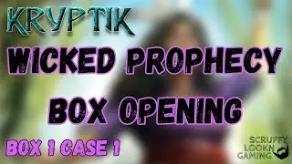 Kryptik TCG Wicked Prophecy Box Opening - Box1