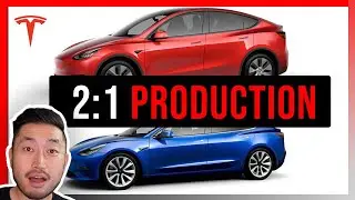 2:1 TESLA PRODUCTION RAMP | MODEL Y VS MODEL 3