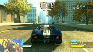 Wild n Crazy Ford GT Races Supercharged Range Rover for Pink Slips | Wheel/Pedal Cam plus commentary