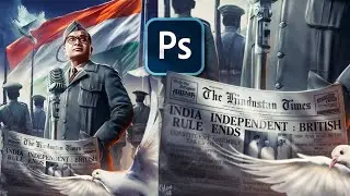 15 August Independence Day Photo Editing | Photoshop Manipulation | Photoshop Tutorial