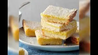 healthy lemon coconut bars recipes/#beautiful  lemon  bars for Christmas