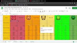 Making MCC teams WITHOUT looking at averages...