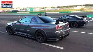 850HP Nissan Skyline R34 GTR - Drag Racing!