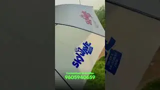 'Stay dry and stay connected with MediaSpot's umbrella advertising solution
