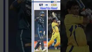 😳 #CSK vs #GT Head to Head #shorts #shortsfeed #ipl2023