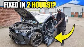 Replacing Cupra formentor in 2 hour | Smashed Cupra Formentor 2022 Rebuild