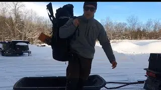 -15 winter camping expedition in Ontario, very cold!