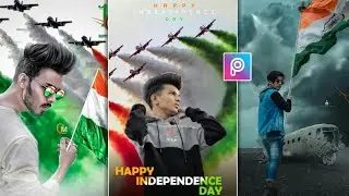 PicsArt - Independence Day Photo Editing in picsart | 15 august photo editing 2020 | Bdrock Editz