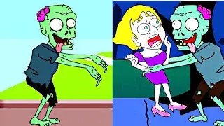 Save the girl from the evil zombies, Save the Girl game, All levels solution