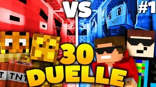MINECRAFT 30 DUELLE #1 - Sturmwaffel & Paluten  VS. GommeHD & Fr3akzLP - Battle Map
