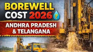 4 1/2 INCH WATER IN BOREWELL MEANING IN TELUGU ! BOREWELL DRILLING COST IN TELUGU 2025